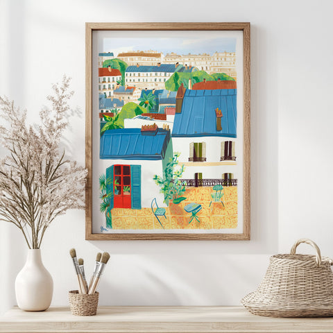 Handmade Garden Art – Rooftop & Balcony Poster
