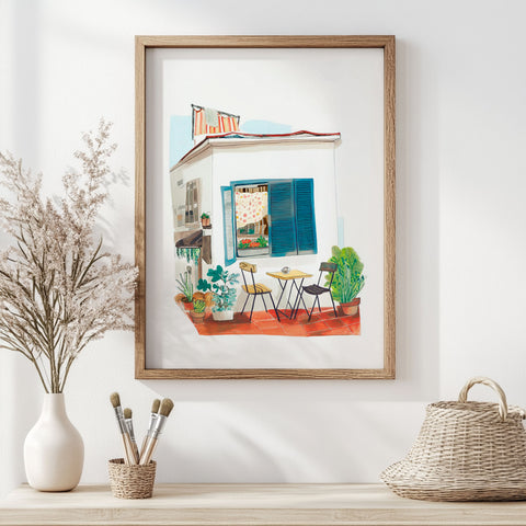 Handmade Garden Art – Terrace & Balcony Poster
