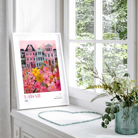 Hawaii wall poster island home wall decor