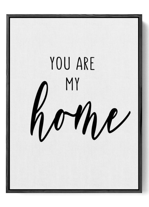 Minimalist Love Quote - Home Canvas Print