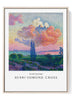 The Pink Cloud (1896) by Henri-Edmond Cross – Neo-Impressionist Sunset Landscape Poster