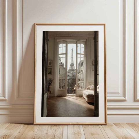High-quality museum-grade print of Paris photography in a modern style.
