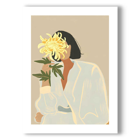 High-quality museum-grade print of a contemporary female portrait.