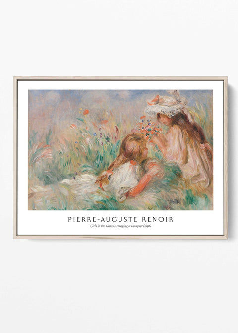 Impressionist meadow wall art