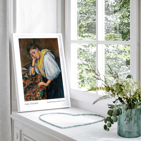 Impressionist portrait poster cezanne