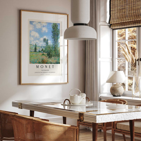 Impressionist rural France poster