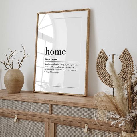 What Home Means Canvas – Emotional Household Art"