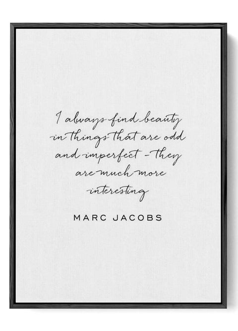 Inspirational Imperfection Quote Print - Minimalist Decor Art