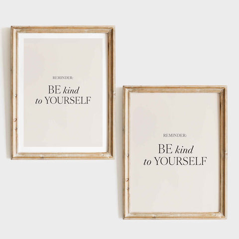 Inspirational quote poster neutral
