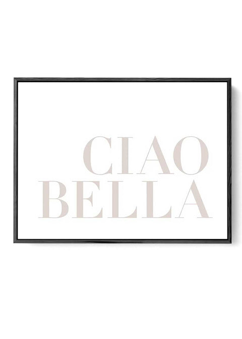 Italian Chic Greeting Poster - Modern Home Art