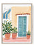 Italian Window Watercolor Art Print