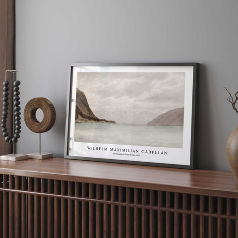 Japandi wall art landscape