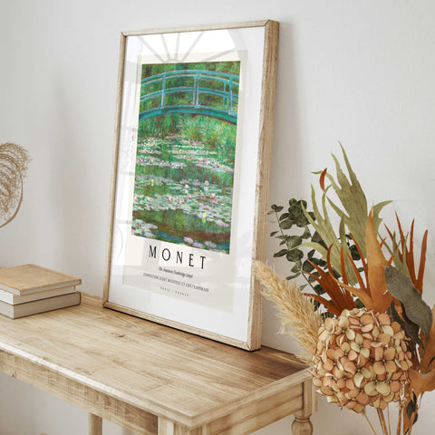Japanese bridge Monet wall decor
