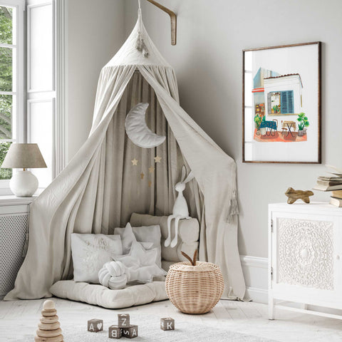 Japanese house illustration with greenery and rustic charm

