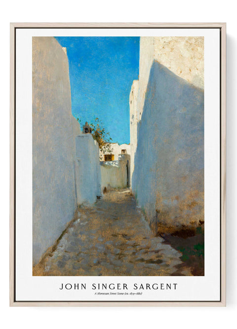 John singer sargent moroccan street scene