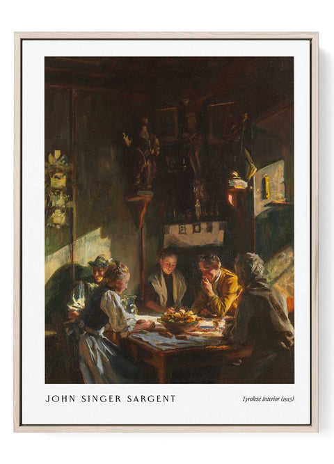 John singer sargent poster tyrolean interior