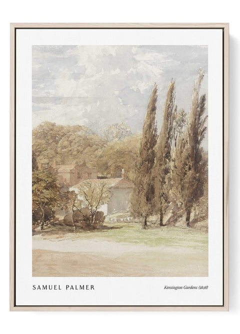 Kensington Gardens 1848 Samuel Palmer print