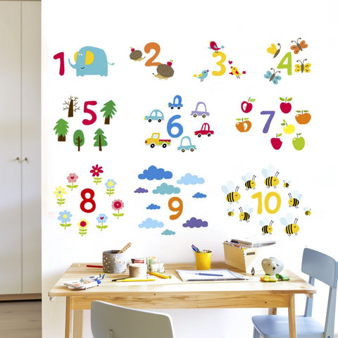 Kids Counting Decals