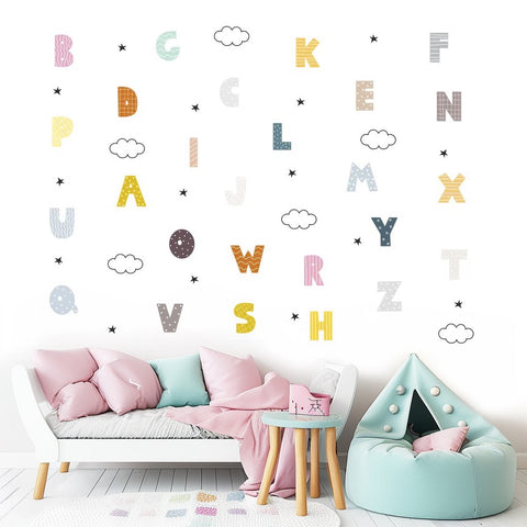 Kids Room Alphabet Decor