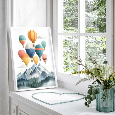 Kids adventure wall art