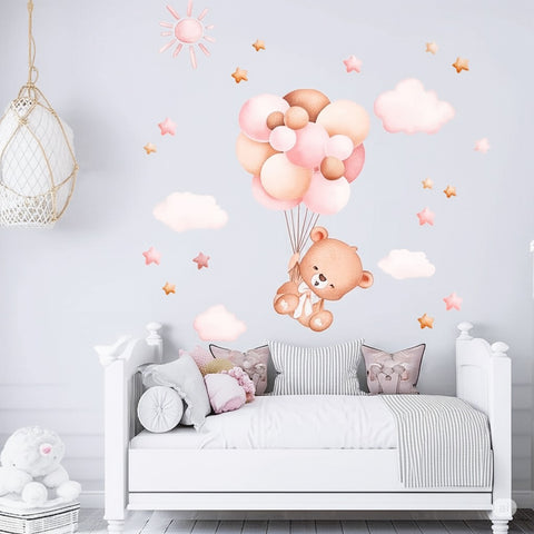 Kids room balloon decor


