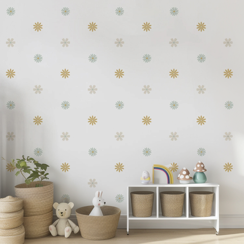 Kids room floral decals

