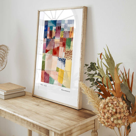 Klee watercolor blocks wall decor