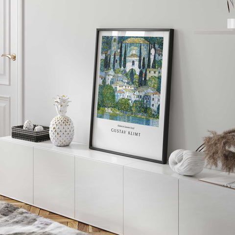 Klimt architectural landscape decor