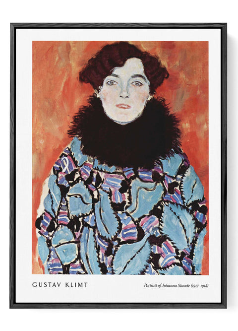 Klimt johanna staude poster 1917
