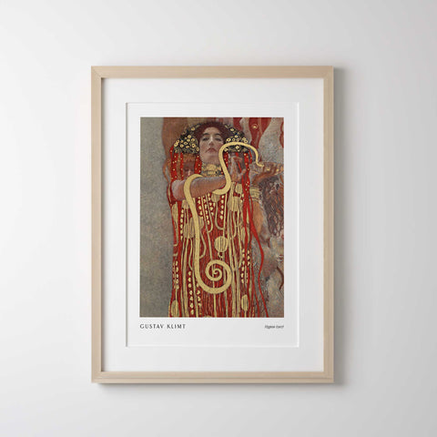 Klimt medical allegory art print