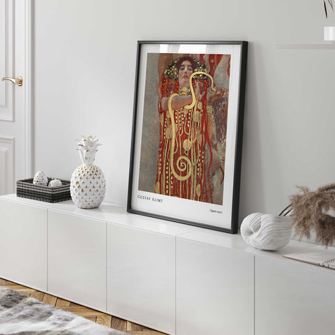 Klimt symbolist serpent artwork