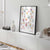 Kyoto wall art poster with pastel cupcakes and hearts