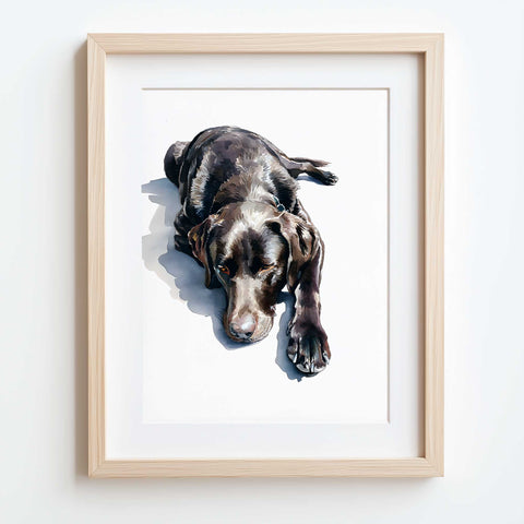 Labrador poster artwork