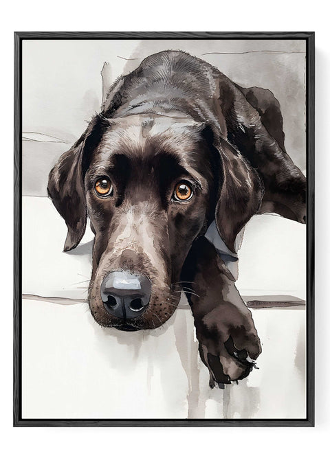 Labrador retriever dog art