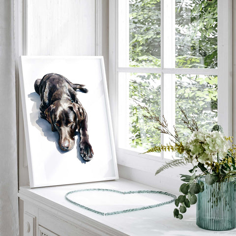 Labrador retriever print