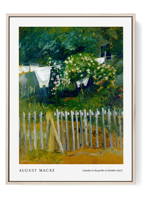 Laundry in the Garden Kandern art print