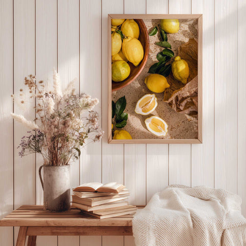 Lemon Botanical Wall Art
