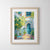 Lemon tree garden scene home decor print