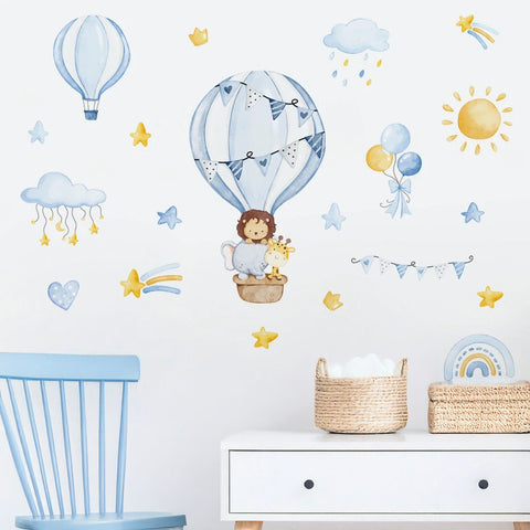Lion in Balloon Wall Art