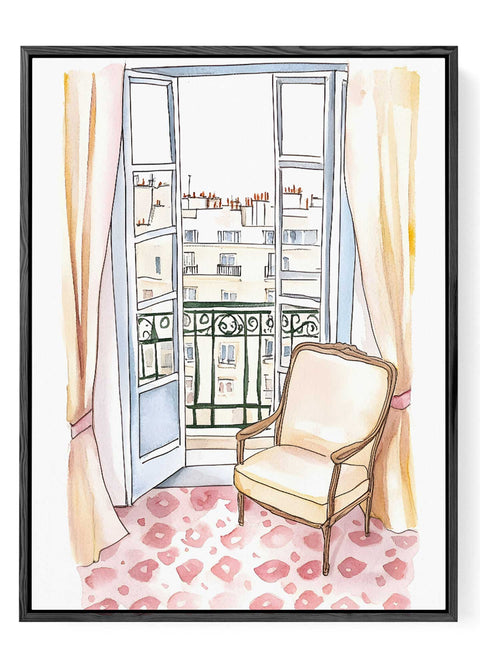 Madrid Street View Print – Premium Home Decor Art