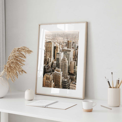 Manhattan Majesty - Urban Elegance Canvas Poster Art - oakposter