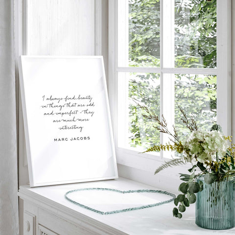 'Much More Interesting' Inspirational Canvas - Modern Quote Decor