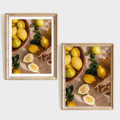 Mediterranean Lemon Wall Art