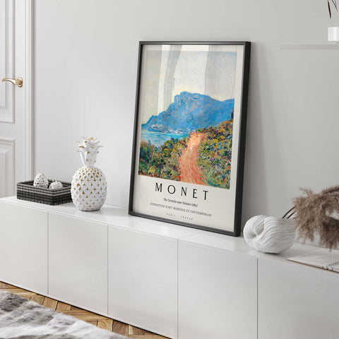 Mediterranean seaside Monet artwork