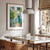 Mediterranean tile and fountain watercolor art