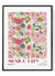 Mexico-inspired artwork with colorful floral design
