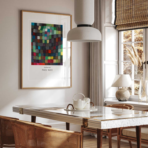 Mid century modern abstract decor