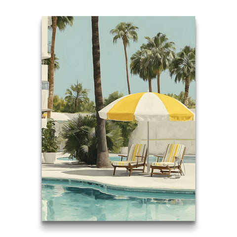 Mid century resort style decor