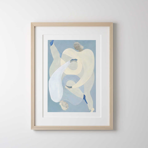 Minimal abstract body artwork