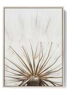 Delicate Dandelion Seed Head Poster - Canvas Print - Minimalist Botanical Wall Art